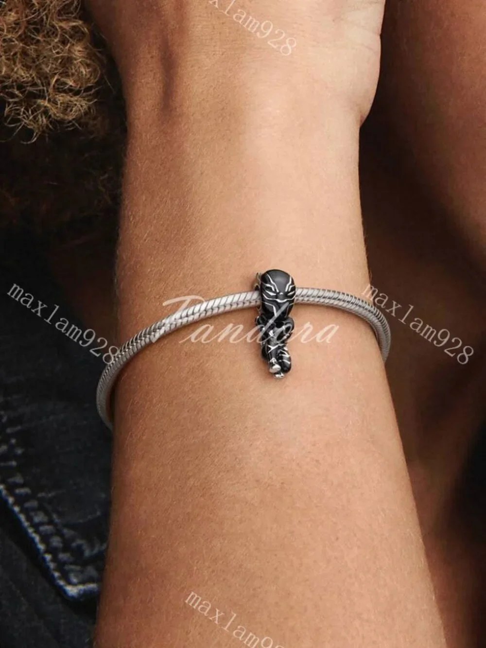 Pandora Marvel The Avengers Black Panther Charm